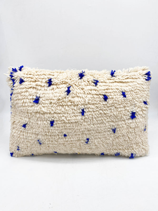 Housse De Coussin Berbère Marocain Bleu Majorelle