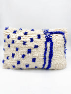 Housse De Coussin Berbère Marocain Bleu Majorelle