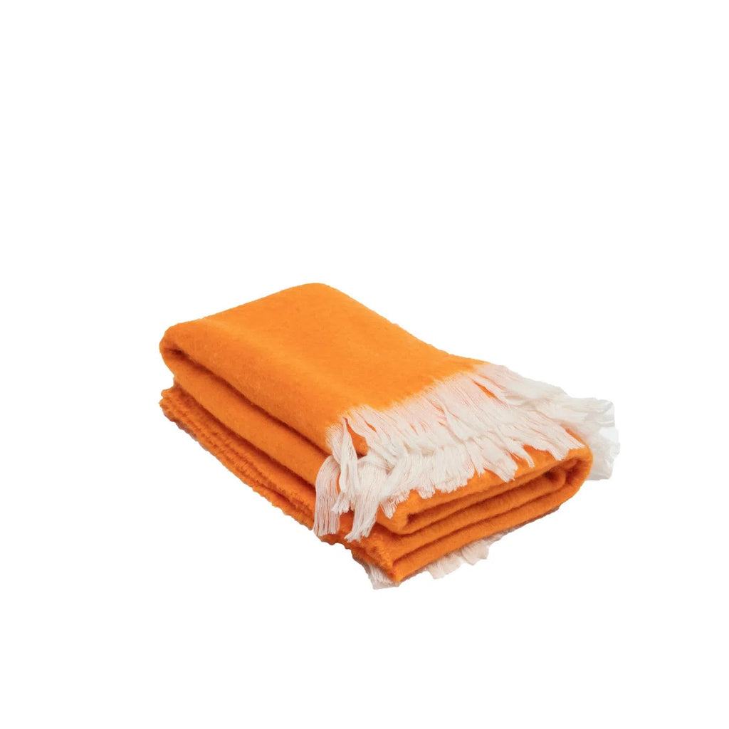 Soft Wool Throw - Couffin - Mandarin
