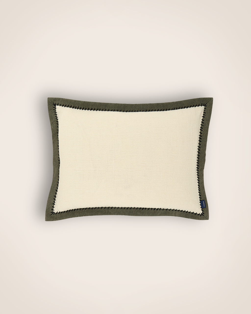 Khadi Noir - Housse De Coussin - Coton