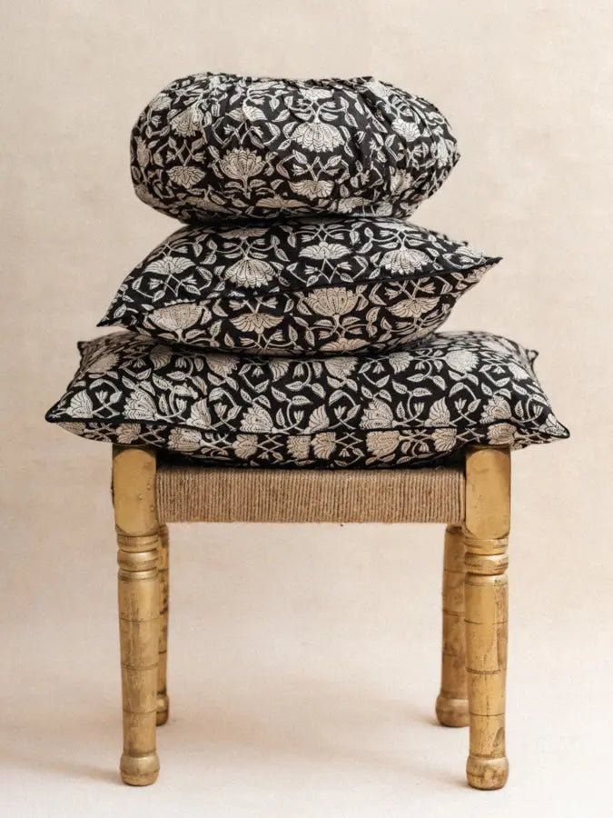 Lotus Noir - Fodera Per Cuscino