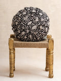 Lotus Noir - Cuscino Rotondo