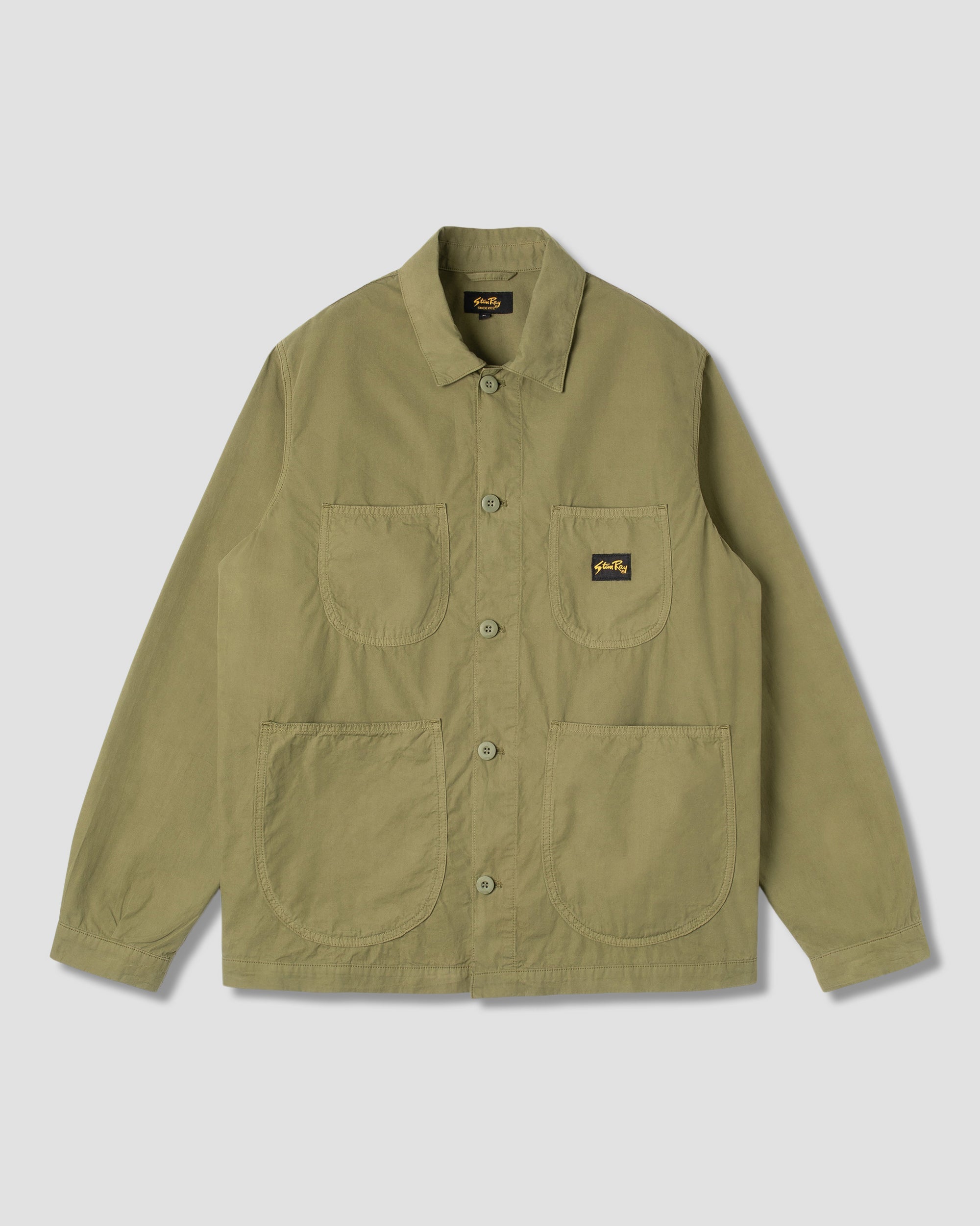 Chaqueta Coverall - Olive Poplin