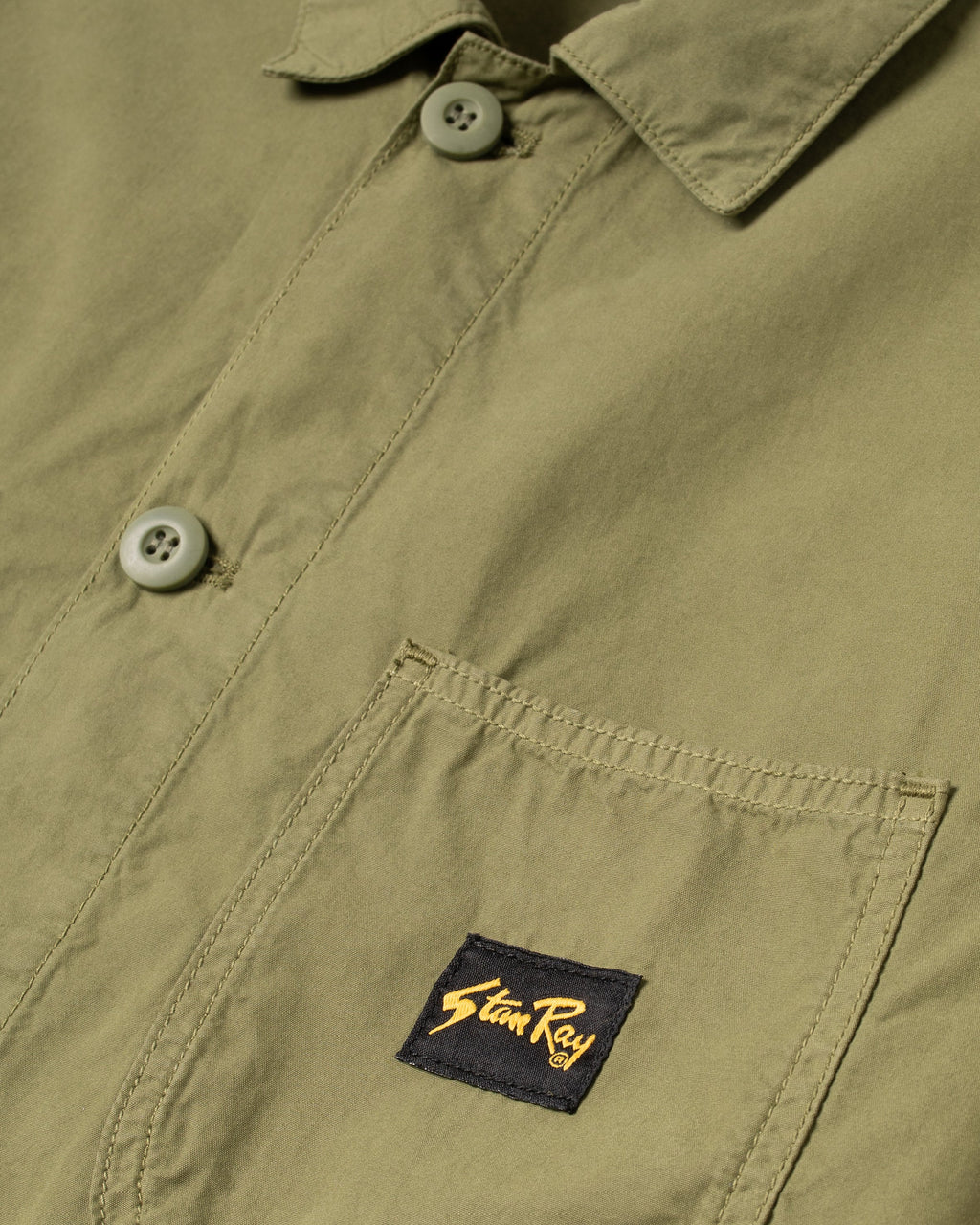 Chaqueta Coverall - Olive Poplin