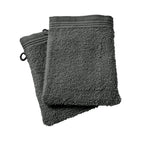Lot De 2 Gants De Toilette "Spa" - 100% Coton - Ardoise