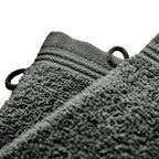 Lot De 2 Gants De Toilette "Spa" - 100% Coton - Ardoise