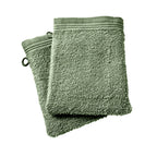 Set of 2 "Spa" Washcloths - 100% Cotton - Rosemary