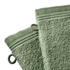 Set of 2 "Spa" Washcloths - 100% Cotton - Rosemary