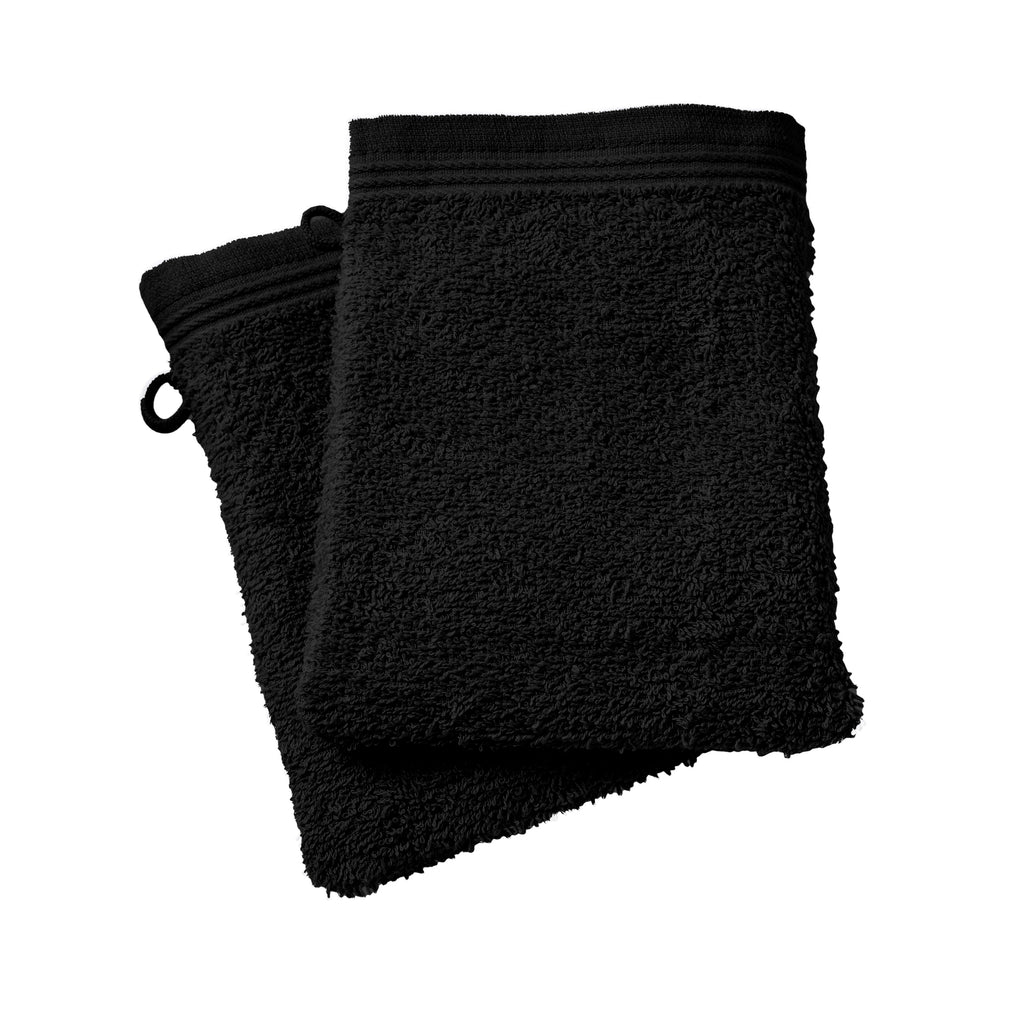 Lot De 2 Gants De Toilette "Spa" - 100% Coton - Truffe