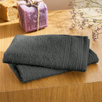 "Spa" Guest Towels - 100% Cotton - Slate