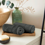 "Spa" Guest Towels - 100% Cotton - Slate