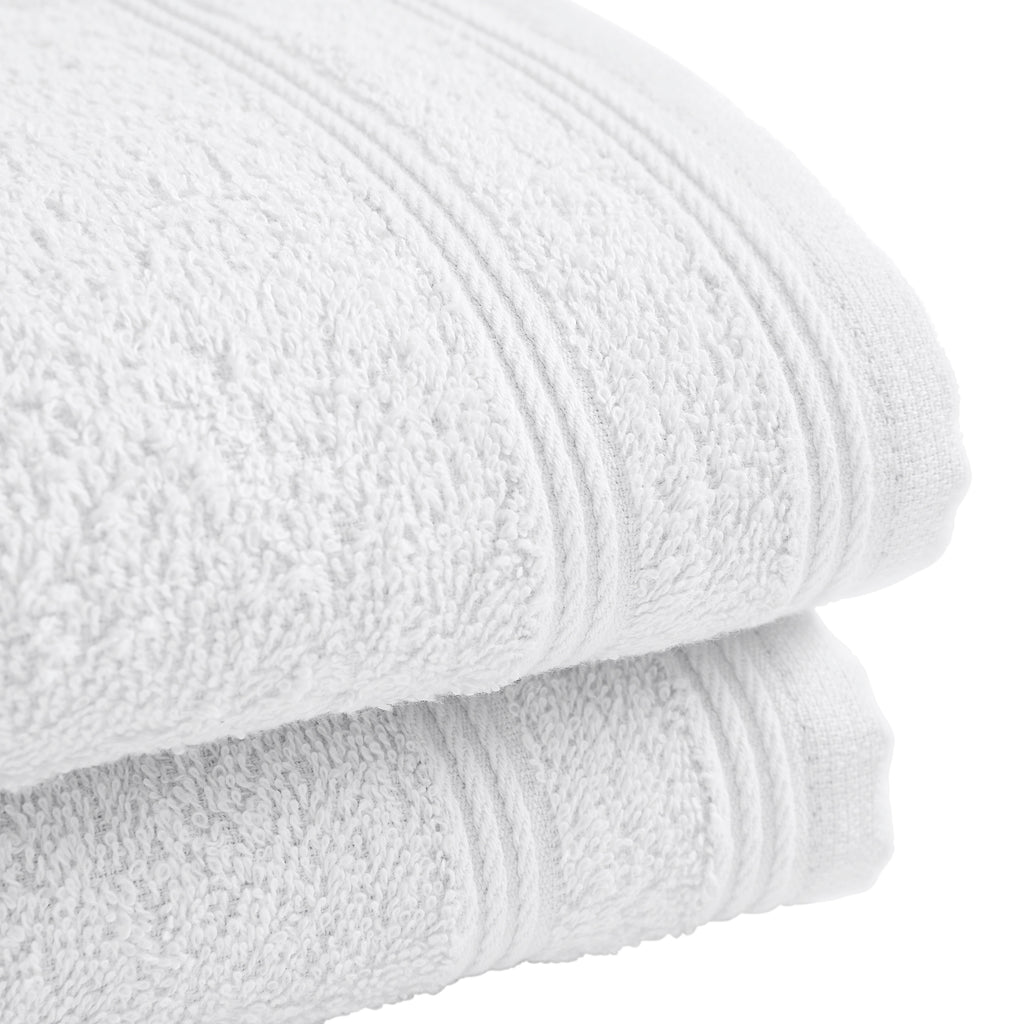 "Spa" Guest Towels - 100% Cotton - Snow
