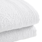 "Spa" Guest Towels - 100% Cotton - Snow