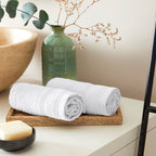 "Spa" Guest Towels - 100% Cotton - Snow