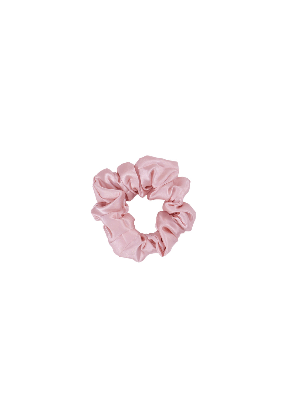 100% Pure Mulberry Silk Scrunchie - Pink