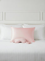 100% Pure Mulberry Silk Scrunchie - Pink