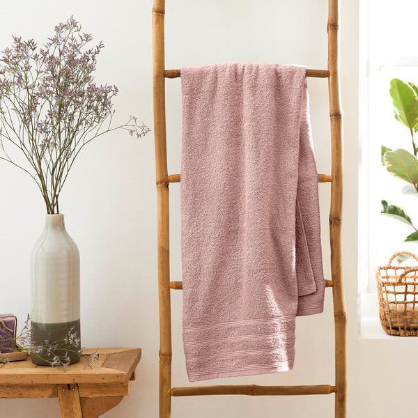 Toalla de Baño "Spa" - 100% Algodón - Rosa Viejo