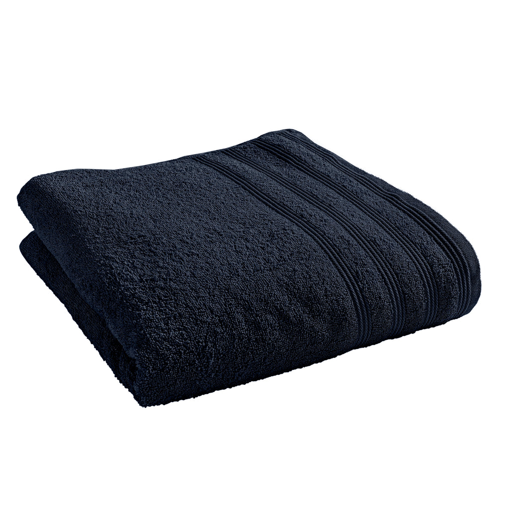 “Spa” Shower Towel – 100% Cotton – Midnight Blue