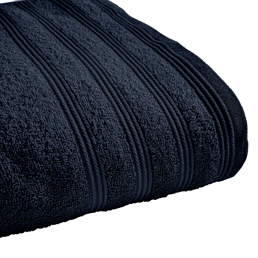“Spa” Shower Towel – 100% Cotton – Midnight Blue
