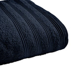 “Spa” Shower Towel – 100% Cotton – Midnight Blue