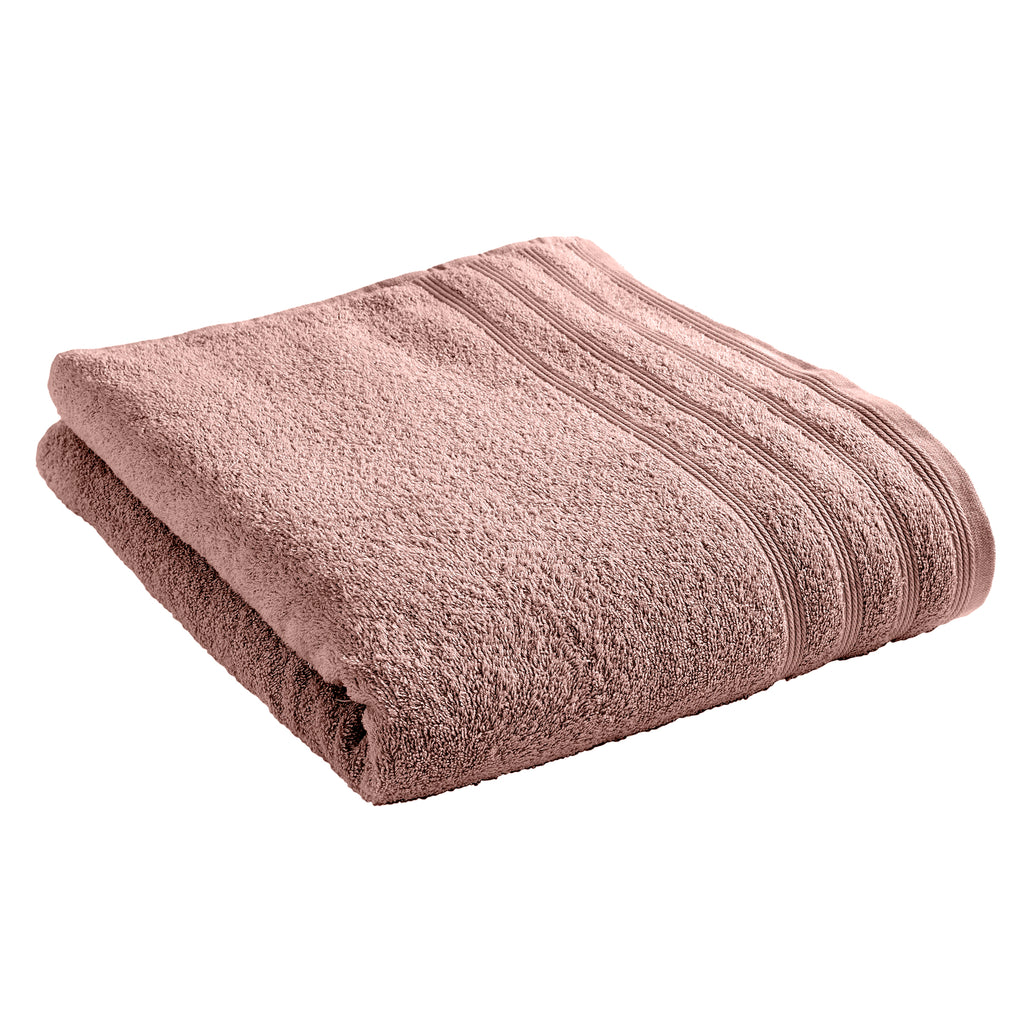"Spa" Shower Towel - 100% Cotton - Old Pink