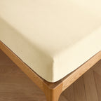 Fitted Sheet - 100% Cotton - Vanilla