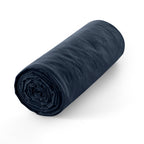 Sábana bajera ajustable - 100% algodón - Azul medianoche