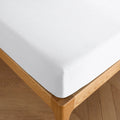 Drap Housse - 100% Coton - Neige