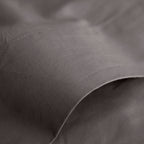 Drap Plat - 100% Coton - Ardoise