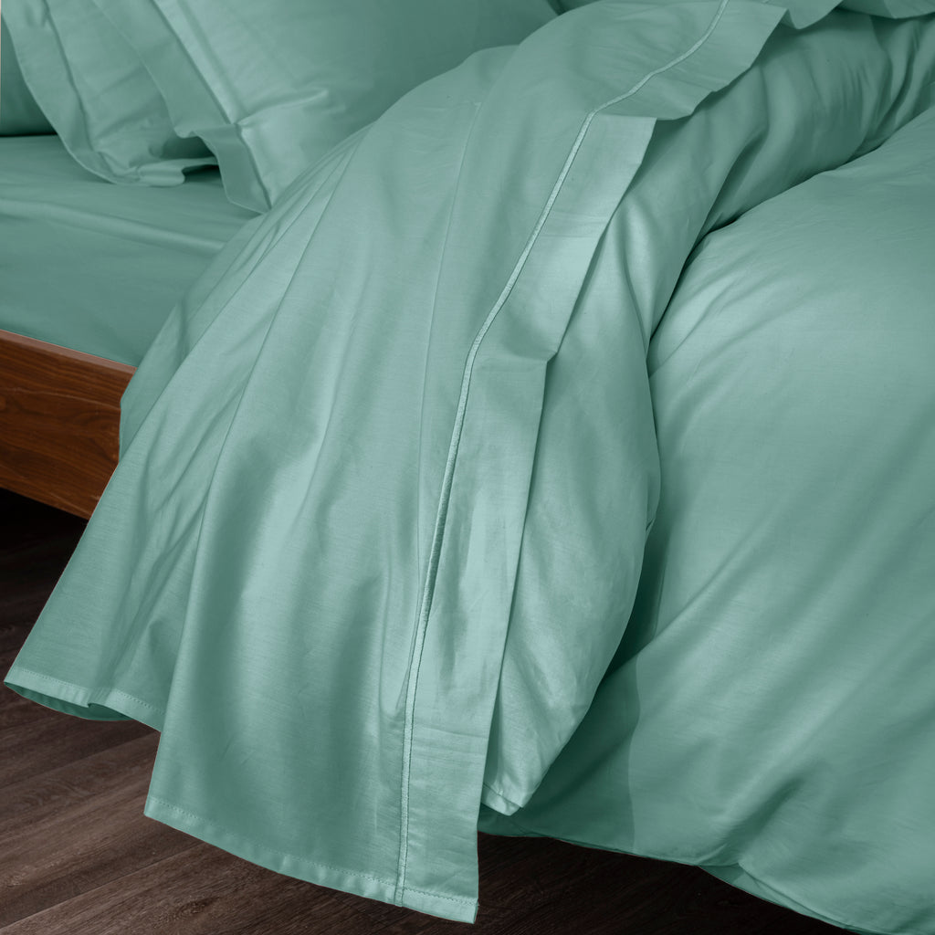 Sábana Encimera - Percal 100% Algodón - Celadon