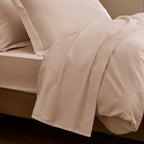 Drap Plat "Prestige" - Satin De Coton - Rose Blush