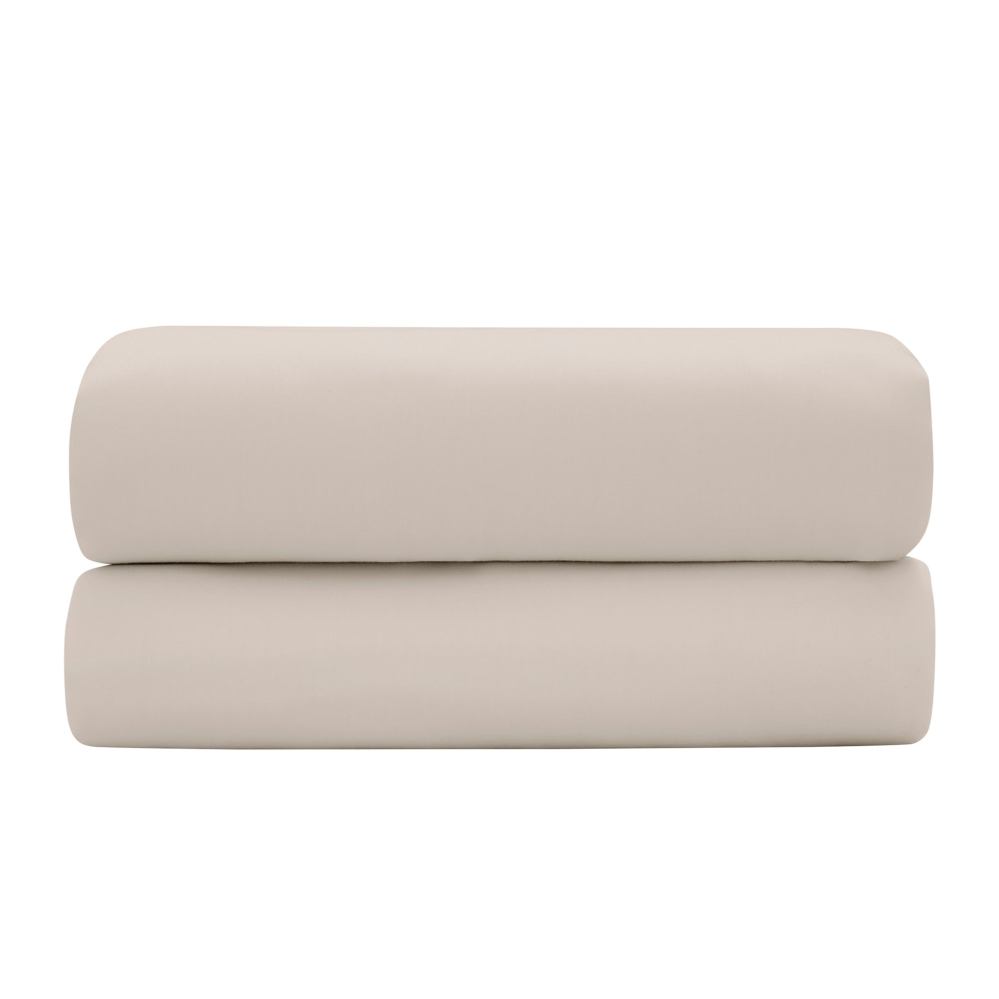 Drap Plat "Prestige" - Satin De Coton - Sable