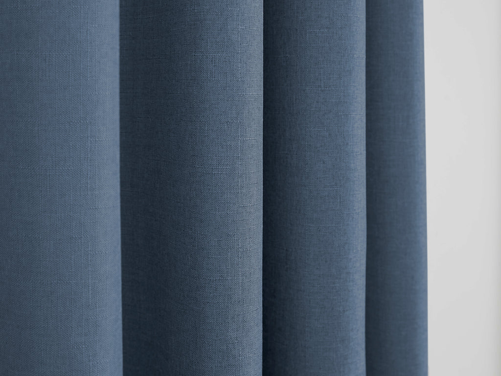 Rideaux - Effet Lin - Bleuet