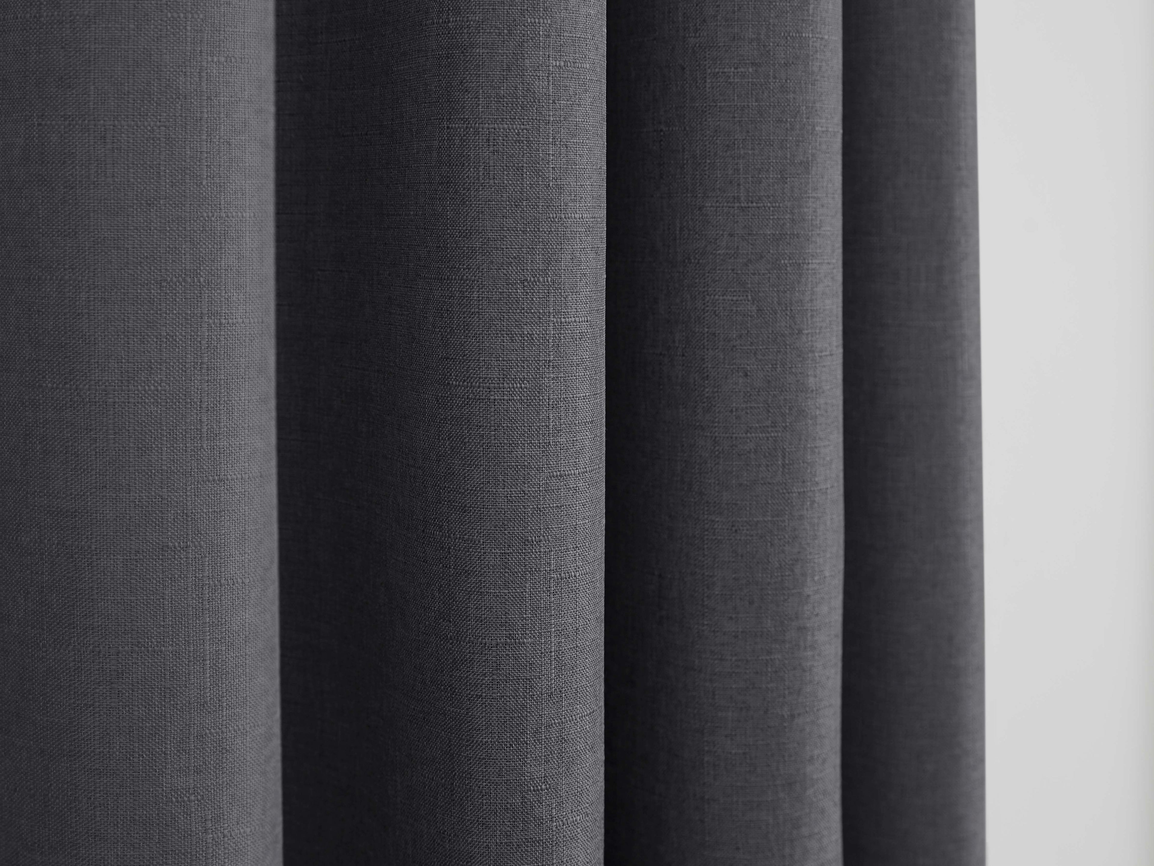 Rideaux - Effet Lin - Granite