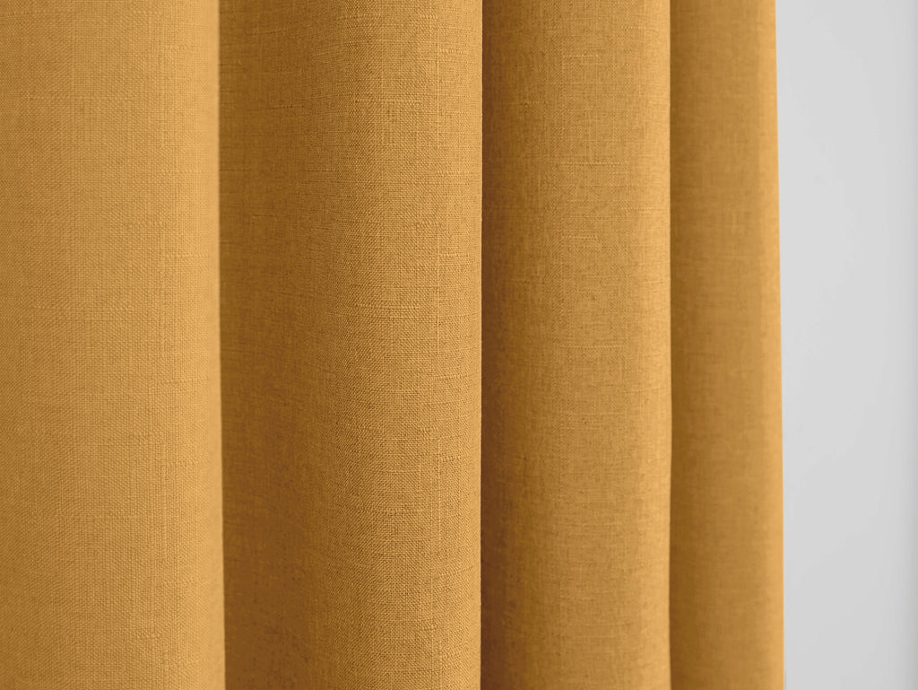 Cortinas - Efecto Lino - Miel
