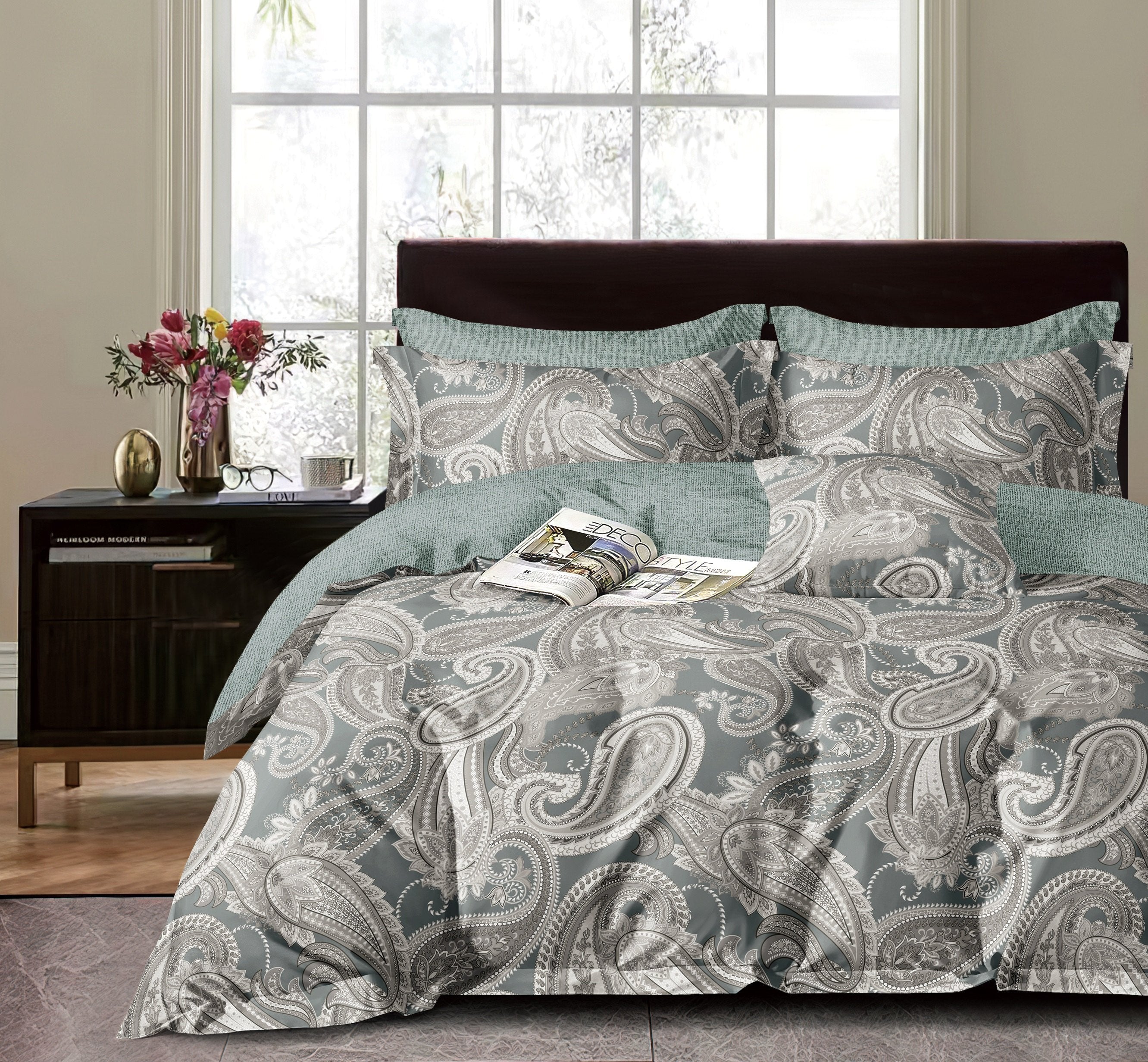 Duvet Set - Cotton Percale - Boho Bloom