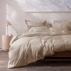 Housse De Couette - 100% Percale Coton - Lin