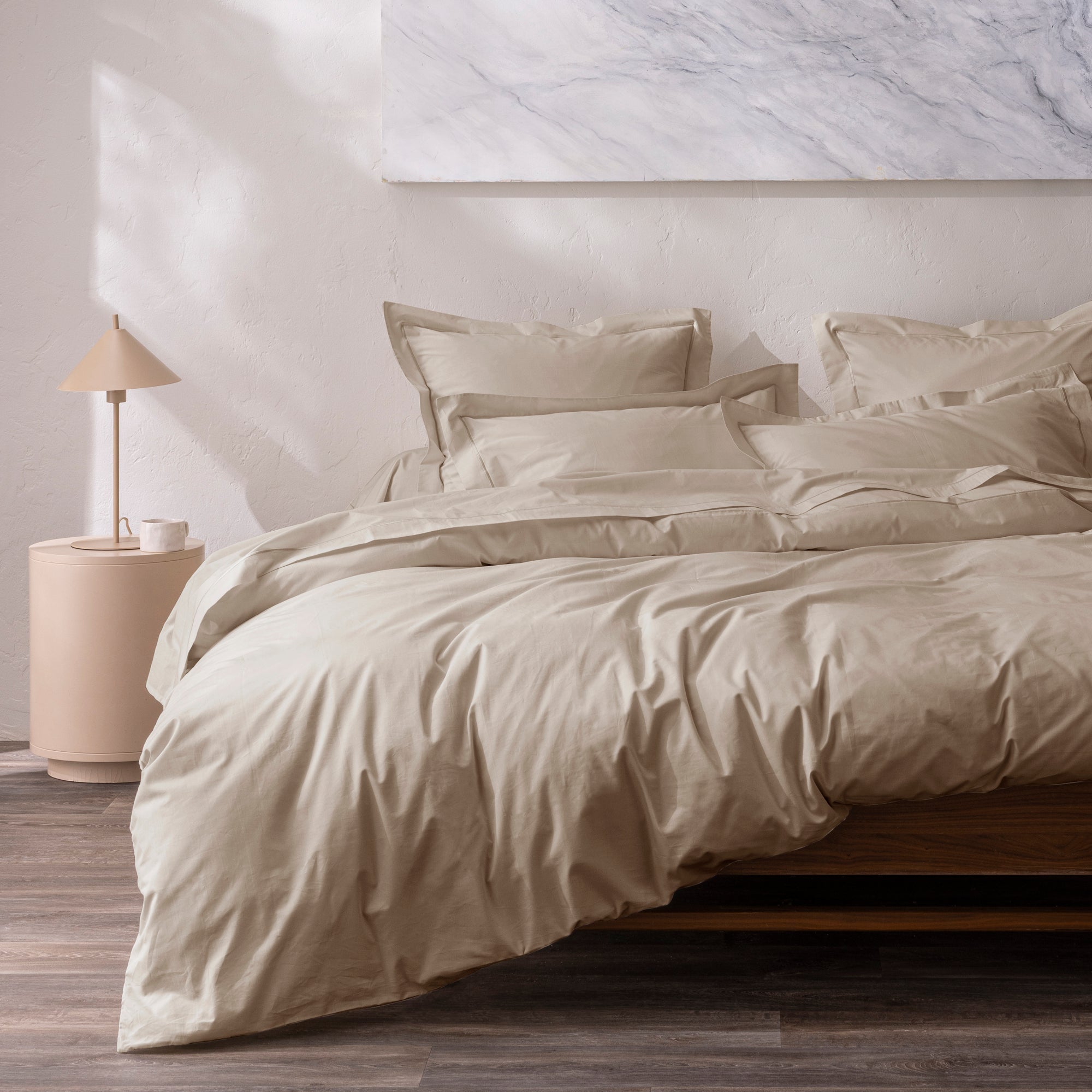 Housse De Couette - 100% Percale Coton - Lin
