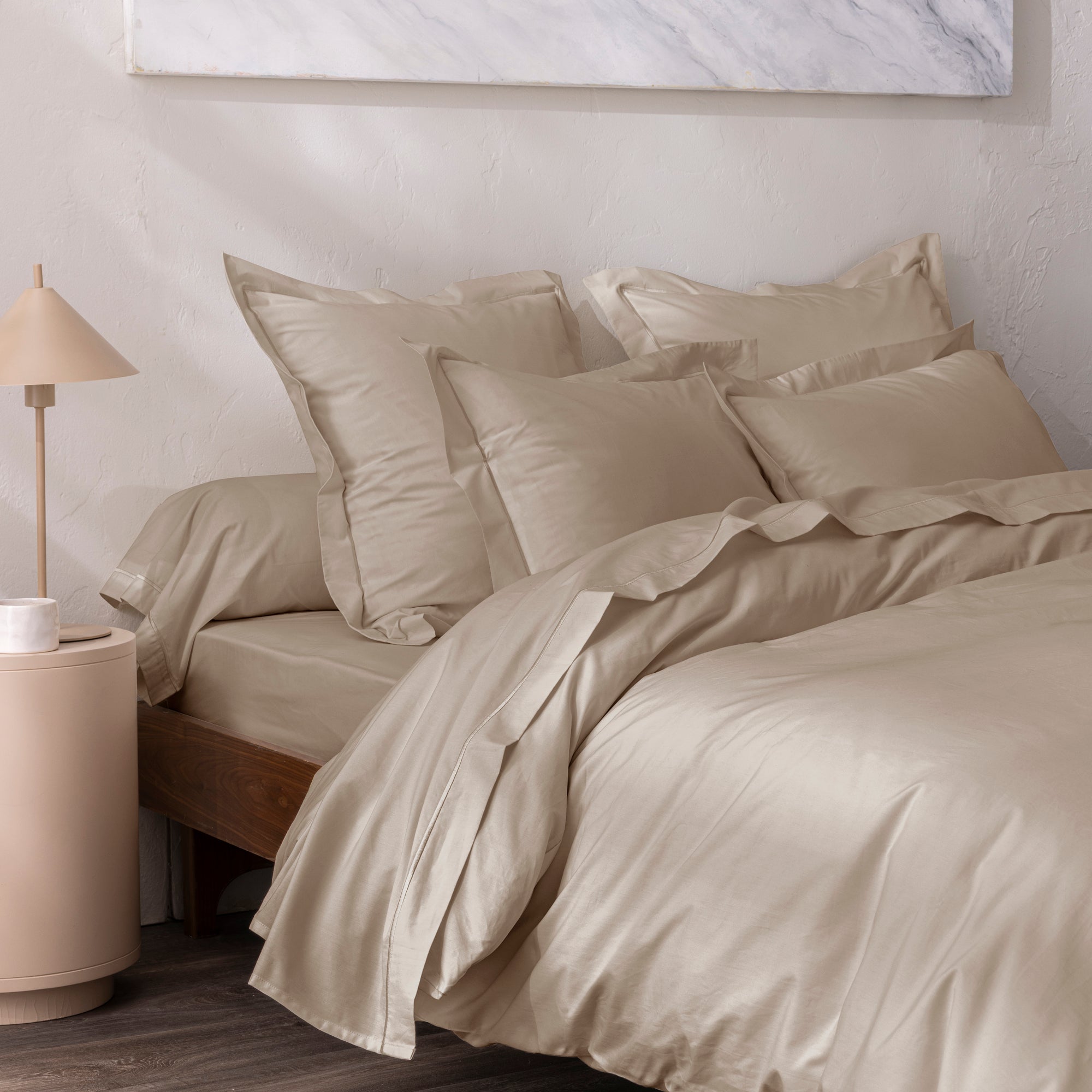 Housse De Couette - 100% Percale Coton - Lin