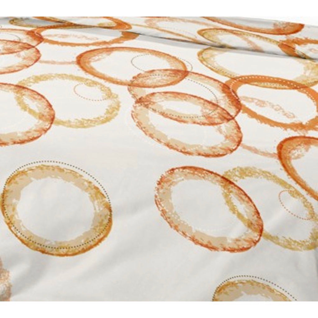 Parure De Couette 3 Pièces - Louna - Circle Orange