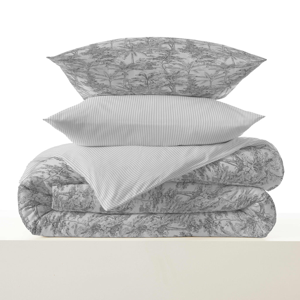 Pack Housse De Couette - 100% Coton - Adama Perle