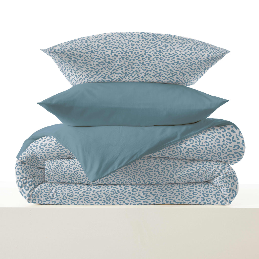 Duvet Cover Pack - 100% Cotton - Diana Blue