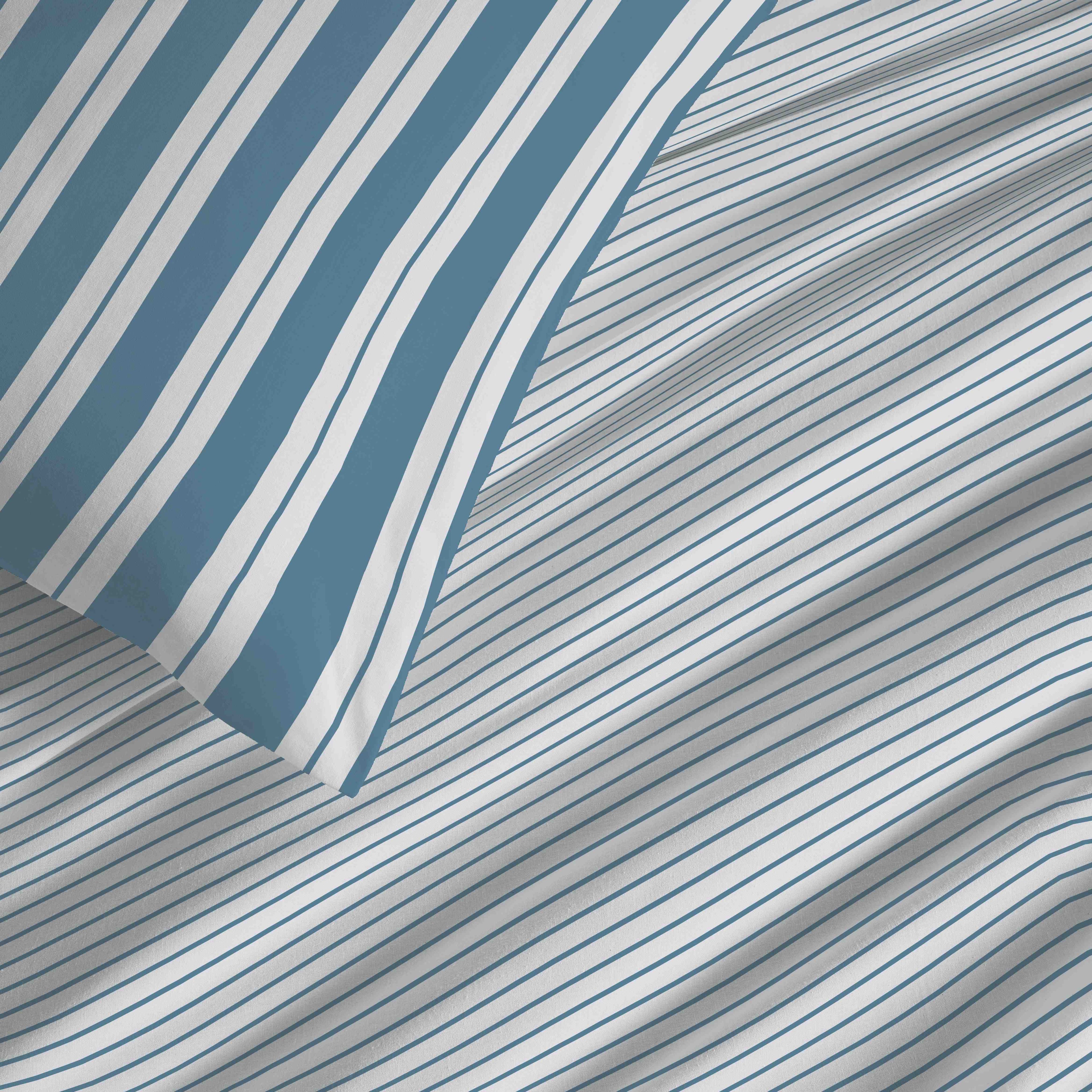Duvet Cover Pack - 100% Cotton - Florence Denim
