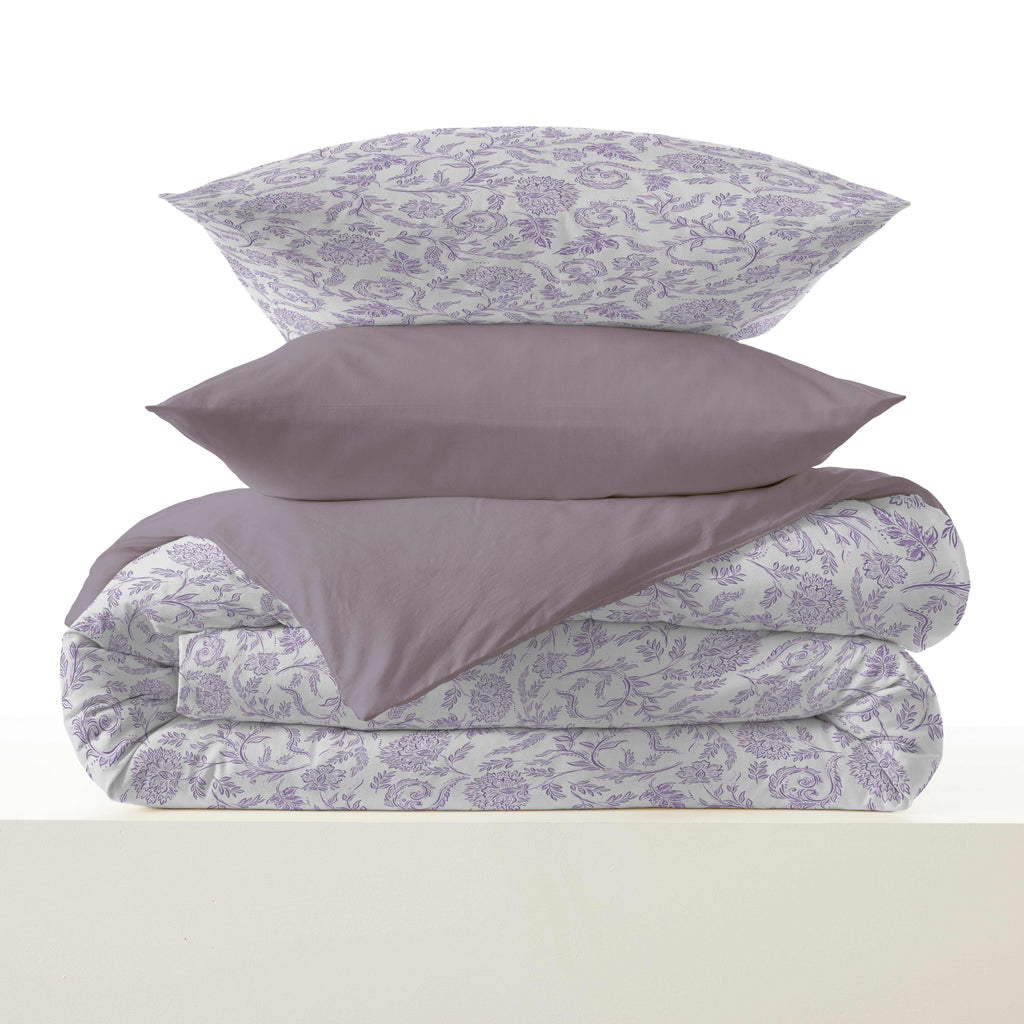 Duvet Cover Pack - 100% Cotton - Salma Lavender