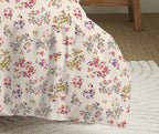 Pack Complet Imprimé (Housse De Couette + Taie(s) + Drap Housse) - 100% Coton 57 Fils - Tanya Multicolore
