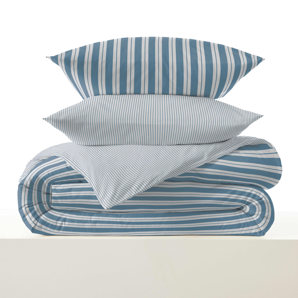 Duvet Cover Pack - 100% Cotton - Florence Denim