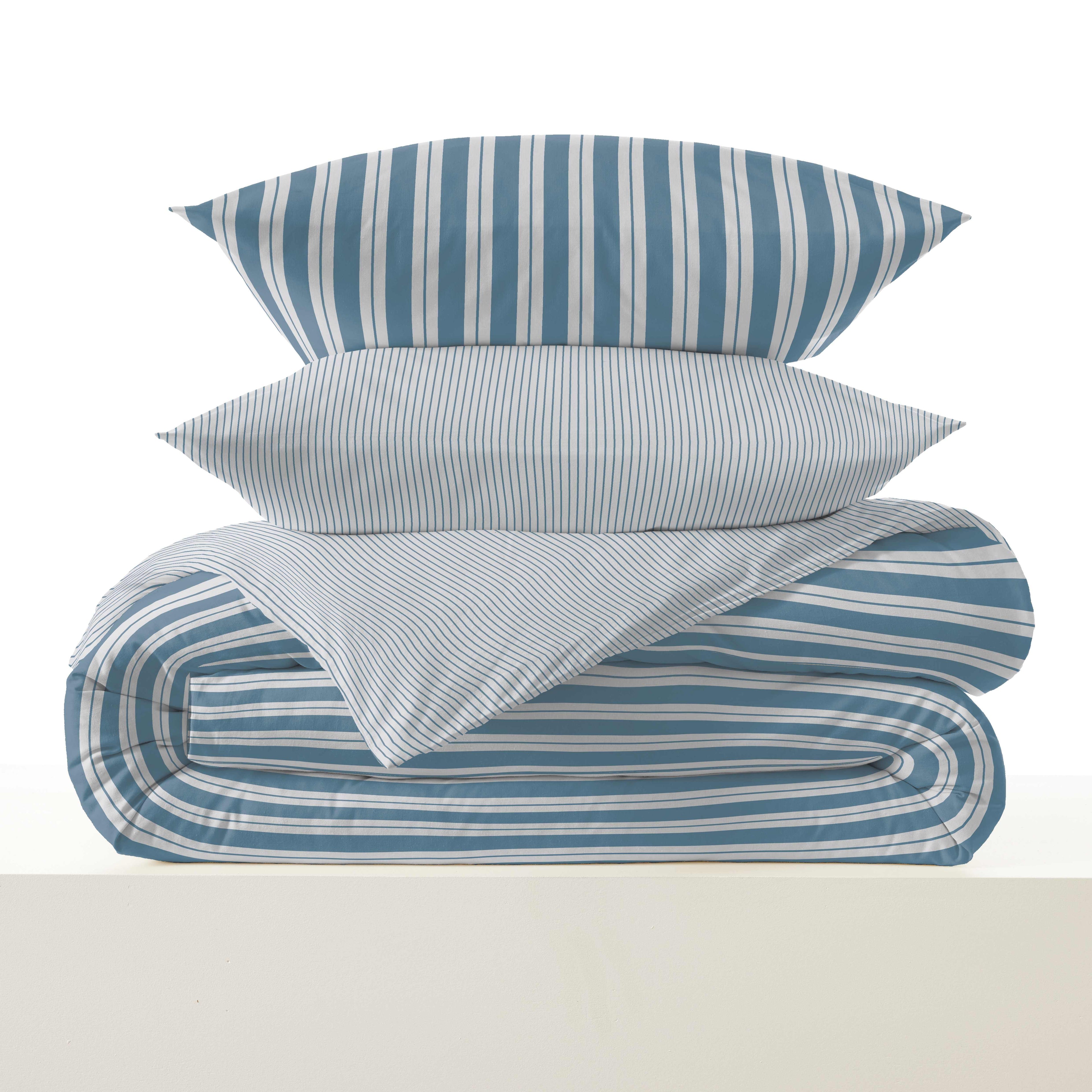 Duvet Cover Pack - 100% Cotton - Florence Denim
