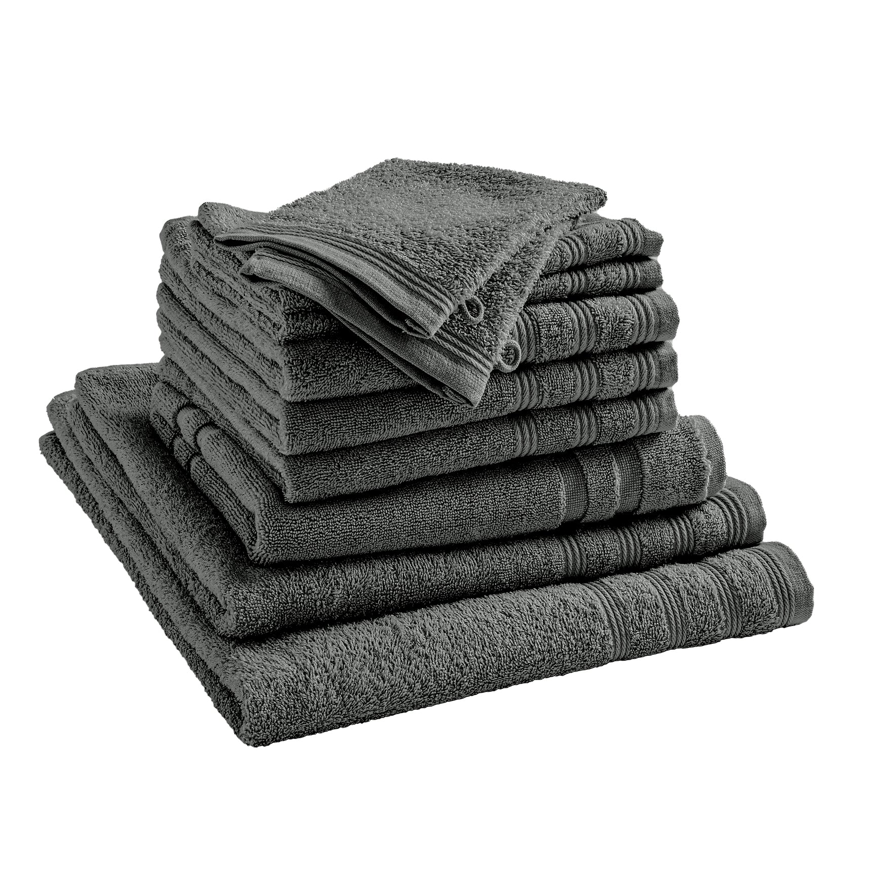 Pack Éponge "Spa" - 100% Coton - Ardoise