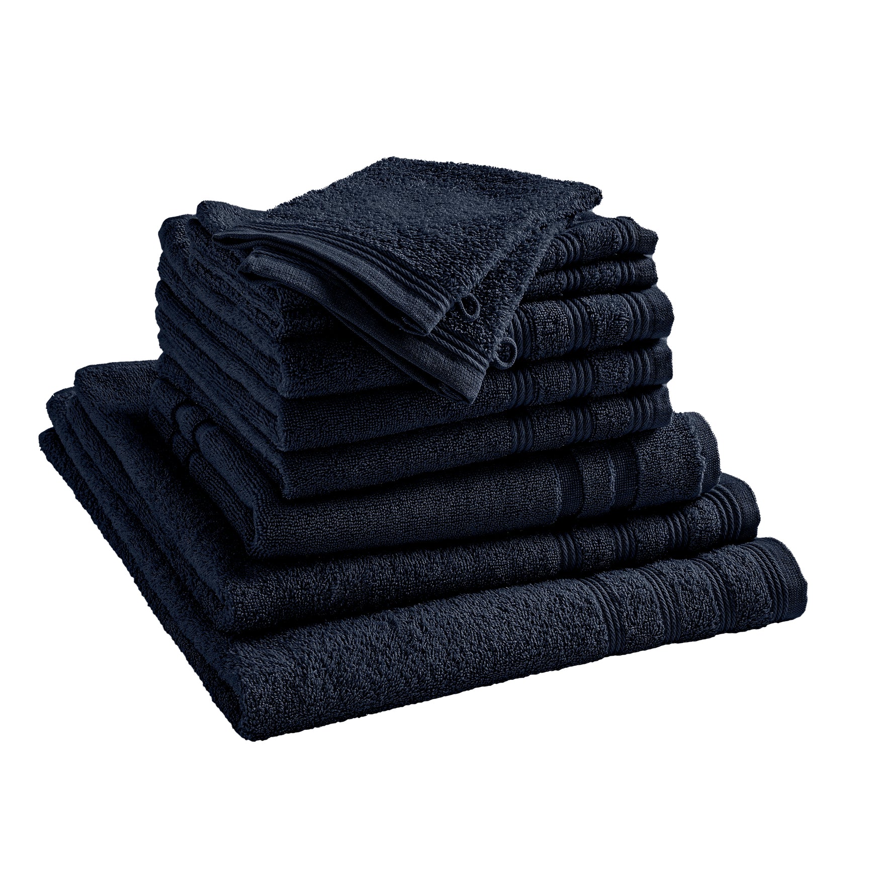 "Spa" Sponge Pack - 100% Cotton - Midnight Blue