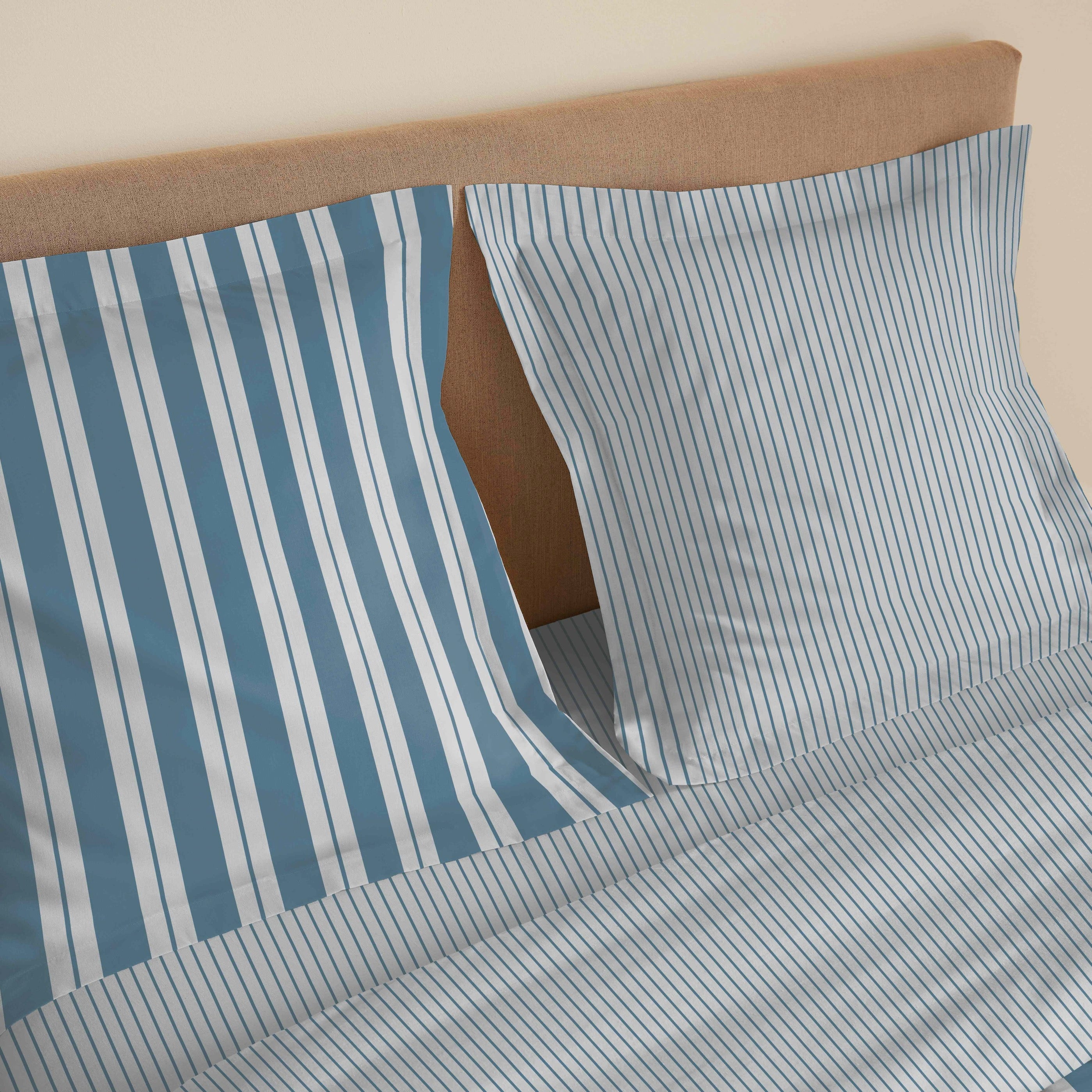 4 Piece Bed Sheet Set - 100% Cotton - Florence Denim